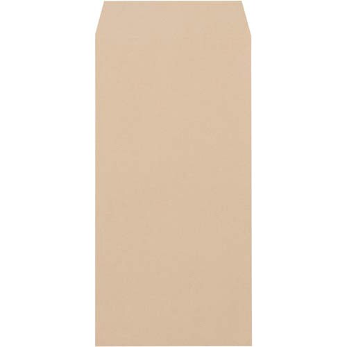 再生紙100%クラフト封筒 長3 70g 100枚