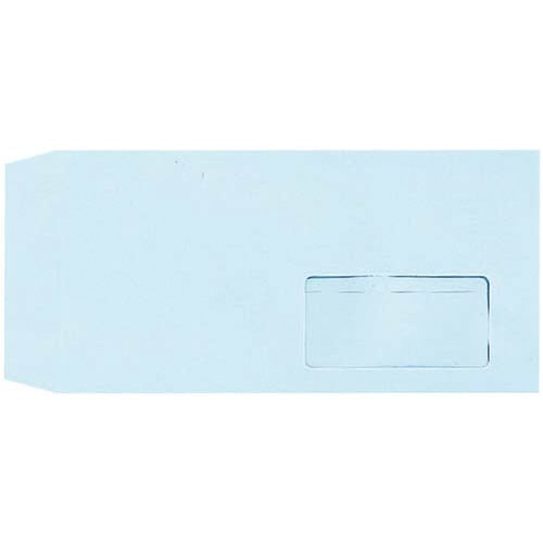 窓付封筒 長3 ブルー 85g 1000枚入
