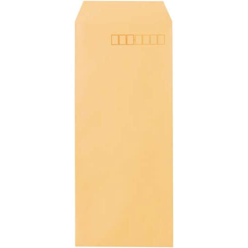 ソフトカラー封筒 長4 オレンジ 100枚入 10