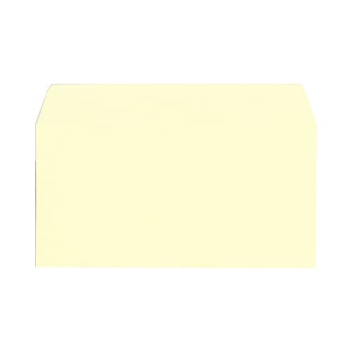 ソフトカラー封筒 洋0 〒枠無 クリーム 100枚