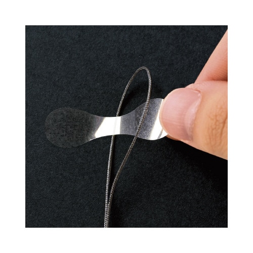 固定用透明シール メガネ型 500片