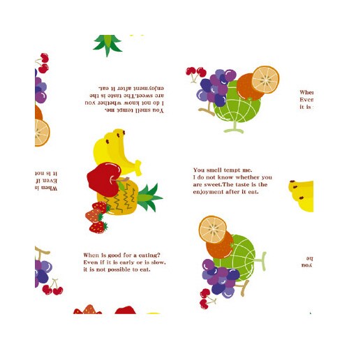 包装紙 リアルフルーツ 半才判 50枚