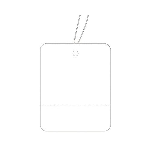 提札 白無地 小 ミシン目入