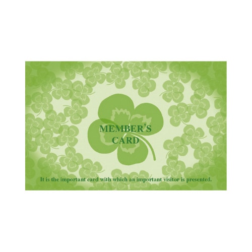 メンバーズカード クローバー 二つ折