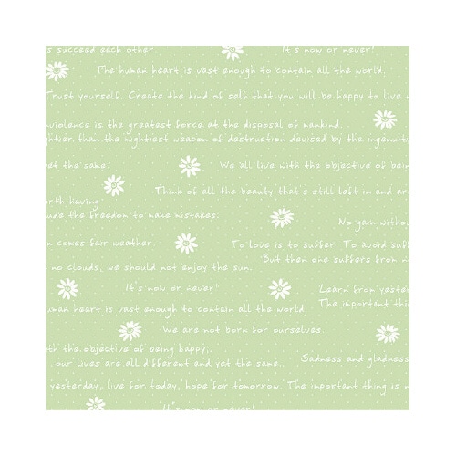 包装紙 フラワーレターG