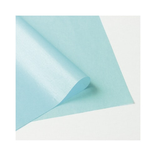 包装紙 薄葉紙 ブルー 半才判
