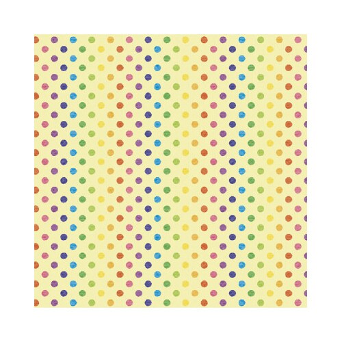 包装紙 レインボードット 半才判