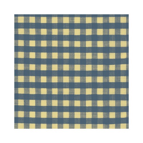 包装紙 レトロチェック青 半才判