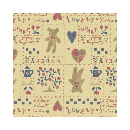 包装紙 カントリーベア 半才判