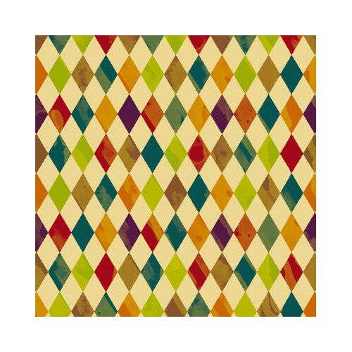 包装紙 レトロダイヤ 半才判