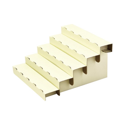 組立式5段飾り棚 ホワイト