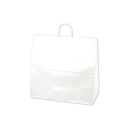 手提げバッグ 10P白無地 特大角
