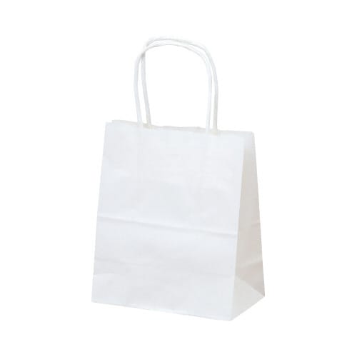 手提げバッグ 10P白無地 特小