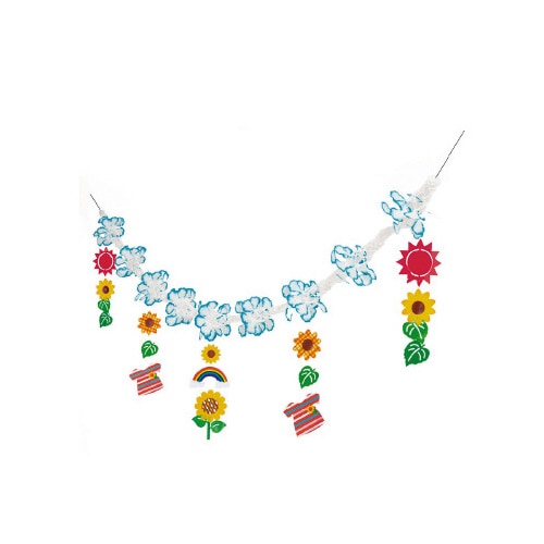 店飾 ひまわりネットガーランド