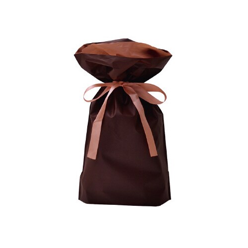 巾着袋 ブラウン 小 50P