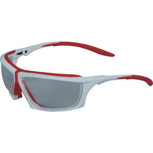 二眼型セーフティグラスフレーム蛍光レッド