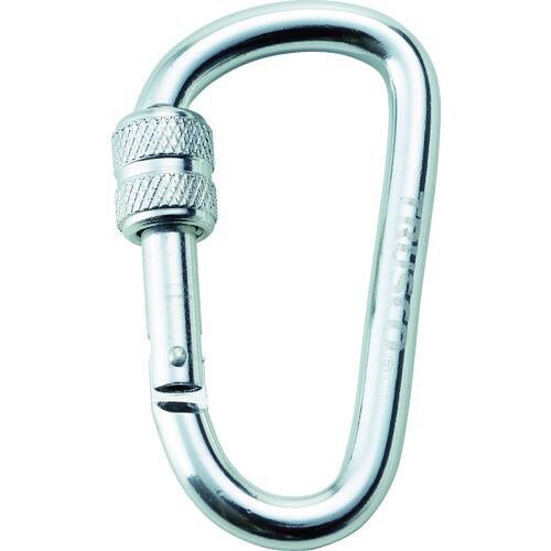 ネジロック付カラビナ線径8mmx79mmシルバー