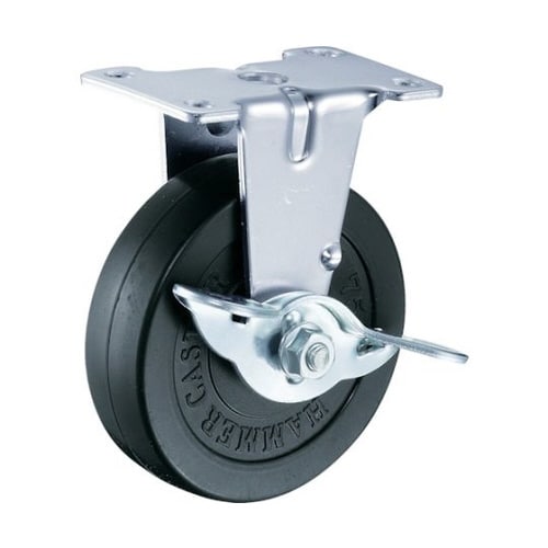 E型固定SP付ゴム車40mm