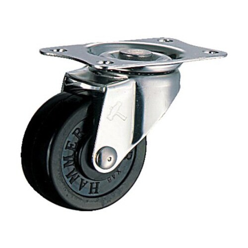 オールステンレスE型自在ゴム車50mm