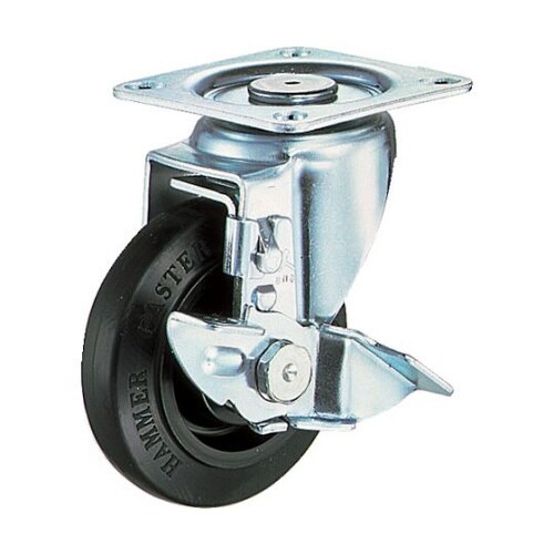 静シリーズS型自在SP付ゴム車B入り100mm