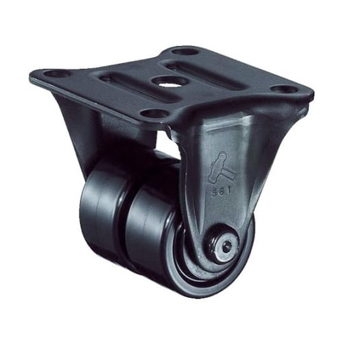 低床式中荷重用固定双輪ナイロンB車50mm