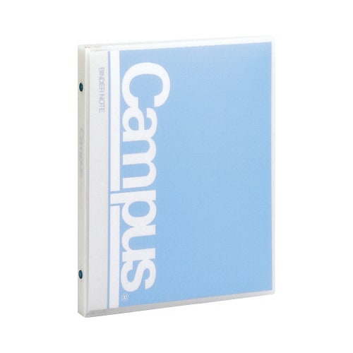 バインダーノートミドルタイプB5縦26穴青