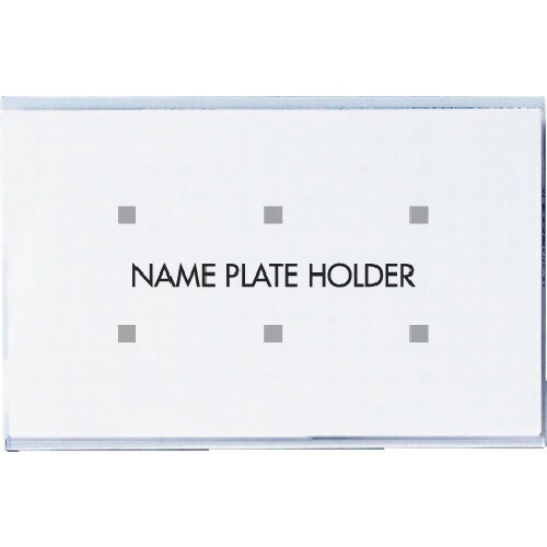 セル名札名刺サイズ両用クリップ10枚入