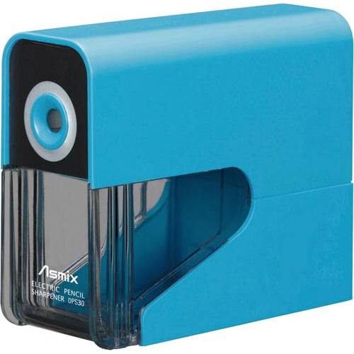 乾電池式電動シャープナー ブルー
