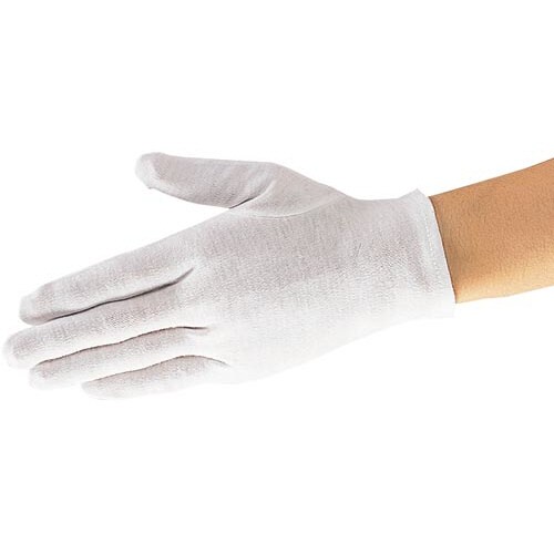 純綿スムス手袋マチ付き Lサイズ 12双×10P