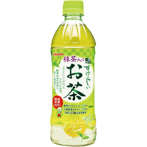 すばらしい抹茶入りお茶 500ml 24本