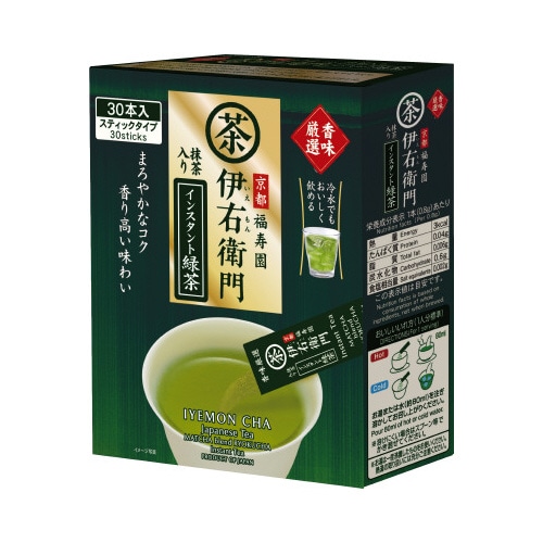 伊右衛門香味厳選インスタント緑茶ST 30本入×3