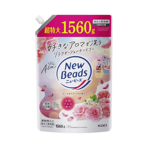 ニュービーズ ローズ&マグノリア詰替1560g×6