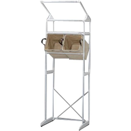 バッグ付ランドリーラック ホワイト