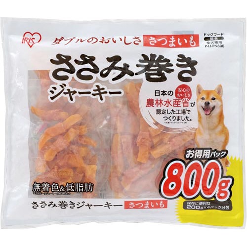 ささみ巻きジャーキーさつまいも 800g