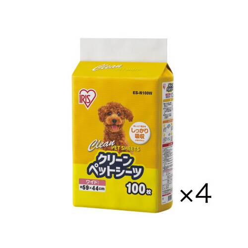 ペットシーツ ワイド 100枚×4