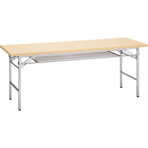 折りたたみテーブル幅1800奥行600メープル