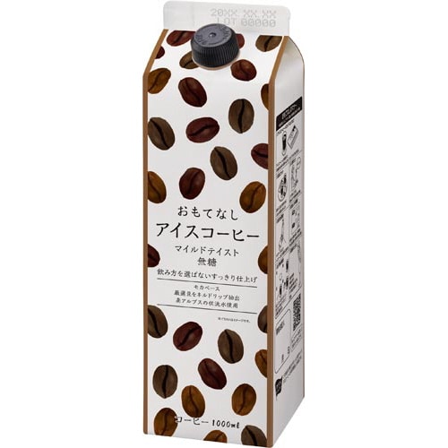 おもてなし用アイスコーヒーマイルド1L6本入