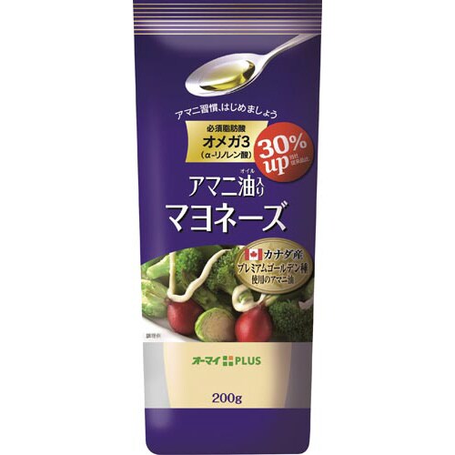 アマニ油入りマヨネーズ 200g 12本入×2