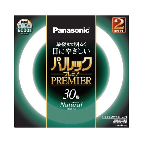 パルックプレミア丸形30形昼白色 2本入×3