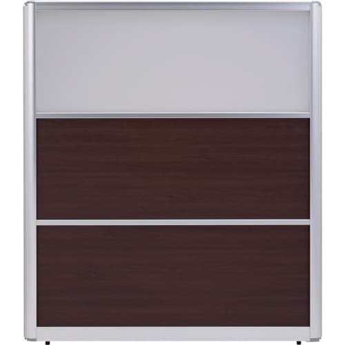 アルミパーティション 高1374幅1200乳白木目