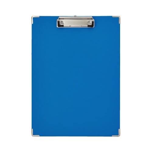貼り表紙クリップボード A4縦ブルー10枚