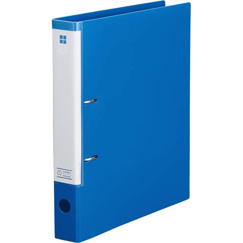 Dリングファイル背幅42mm A4縦ブルー