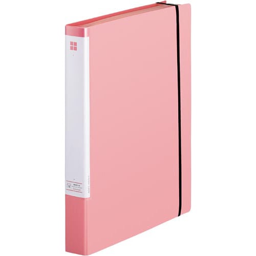 取り出しやすいたっぷり収納クリヤーブック桃×10