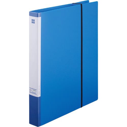 伝票すっきりツインリングファイル32mmブルー