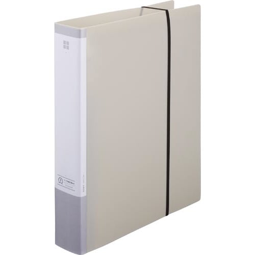 伝票すっきりツインリングファイル50mmグレー3冊