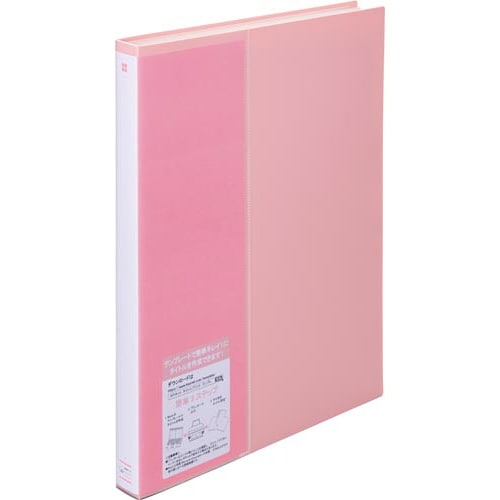 タイトルプリントクリヤブック固定式40P桃×5