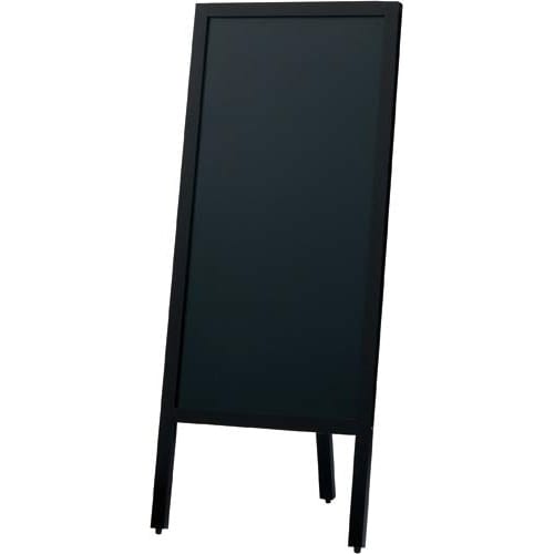 片面スタンド黒板スリム ダークブラウン幅450×4