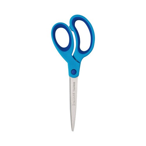 ハサミ刃渡り75mm ブルー 4本入