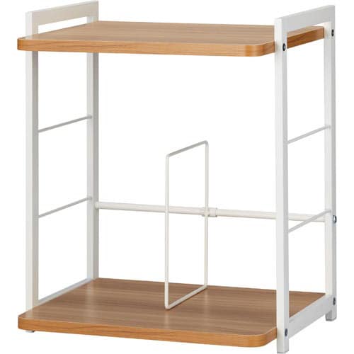 Katazuk天板付ブックスタンド 幅350 薄茶