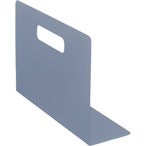 スタぴとブックエンドL型A4ぴったり横型灰2枚1組